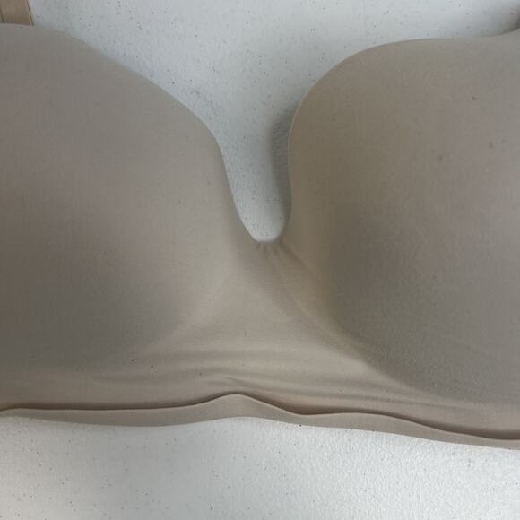 Soma 38DD Enbliss Wireless Bra Beige Nude Padded Seamless Comfort Stretch - Picture 4 of 16